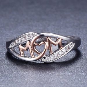 Infinity‎ Heart Mom Love Ring